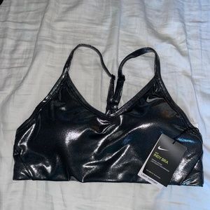 Nike NWT Indy Sports Bra metallic silver XL